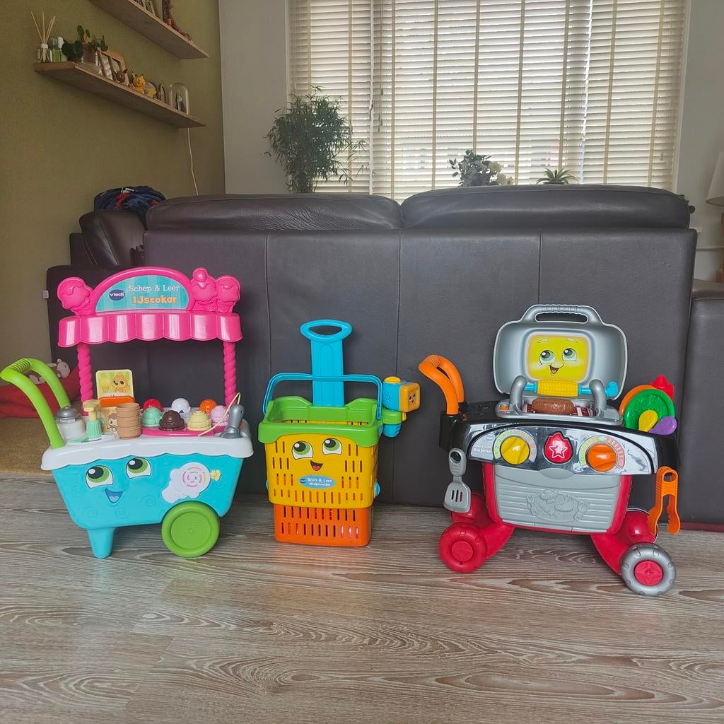 VTech Scan, Grill, Schep en leer, Kinderen en Baby's, Speelgoed | Vtech, Ophalen, Zo goed als nieuw