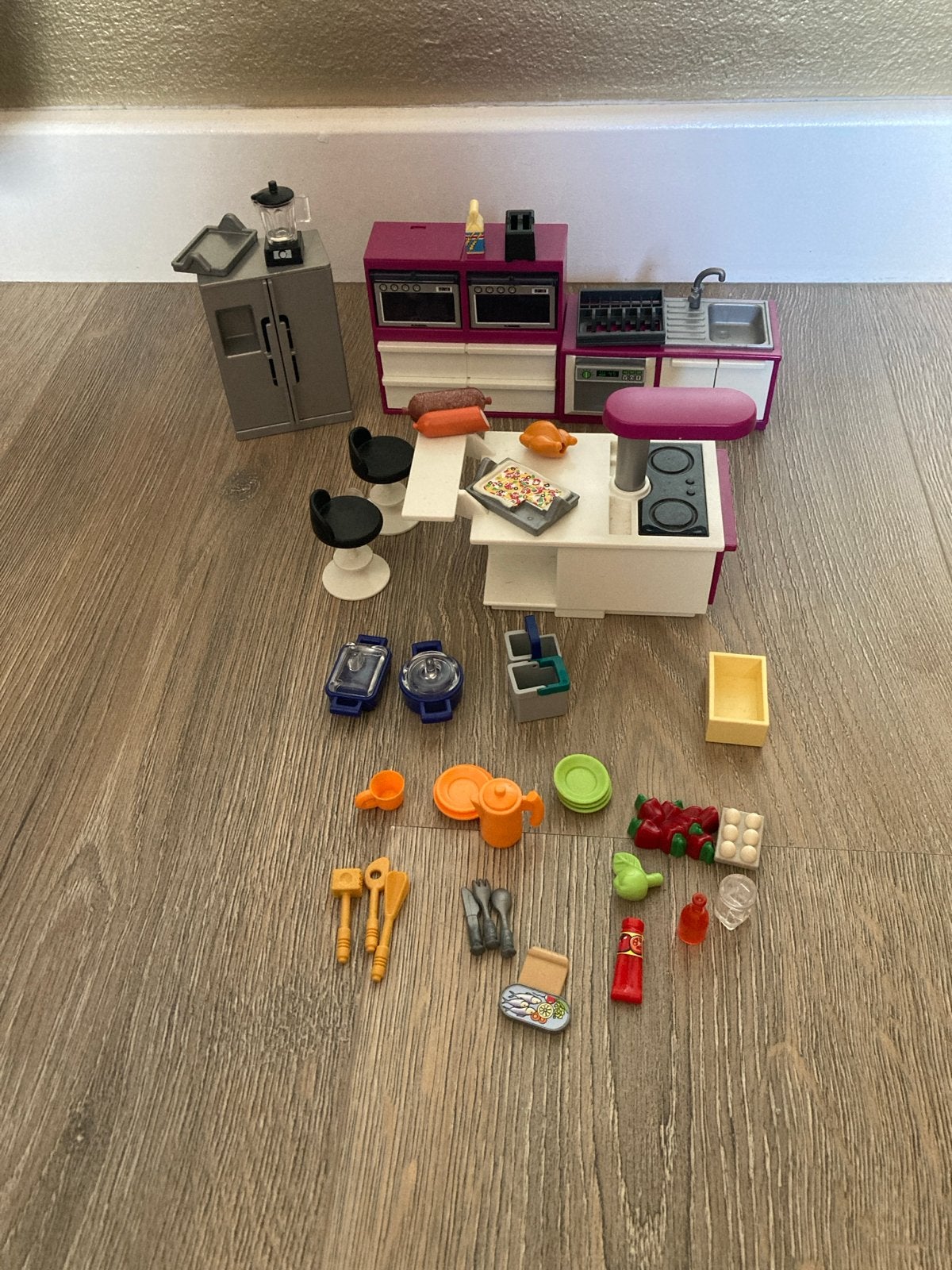 Playmobil moderne keuken  5582 met accessoires, Kinderen en Baby's, Ophalen of Verzenden, Gebruikt