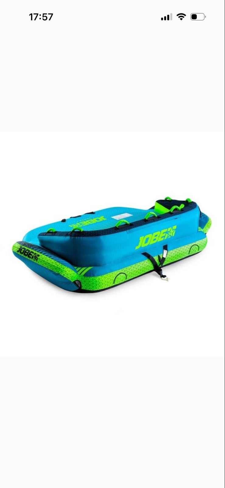Jobe Binar 4 peroons zgan, Watersport en Boten, Ophalen of Verzenden, Zo goed als nieuw, Funband of Funtube