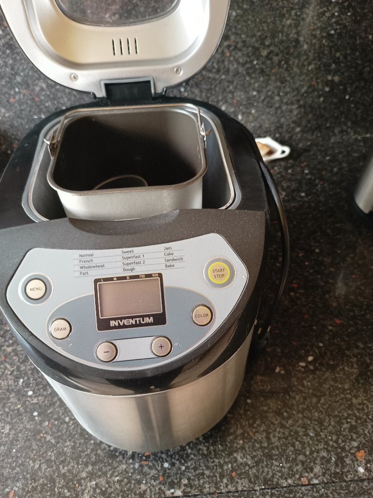 inventum broodbakmachine, Gebruikt, Ophalen, Met timer, Kijkvenster