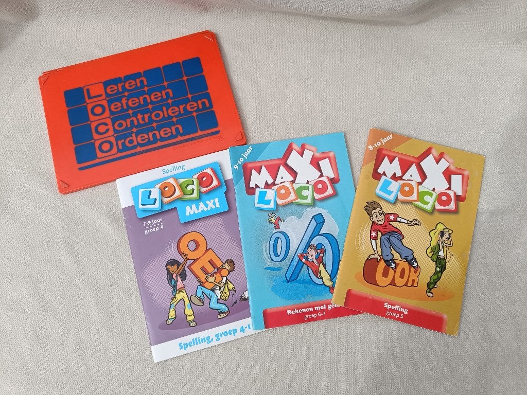 Maxi loco + 3 boekjes, Ophalen of Verzenden, Zo goed als nieuw