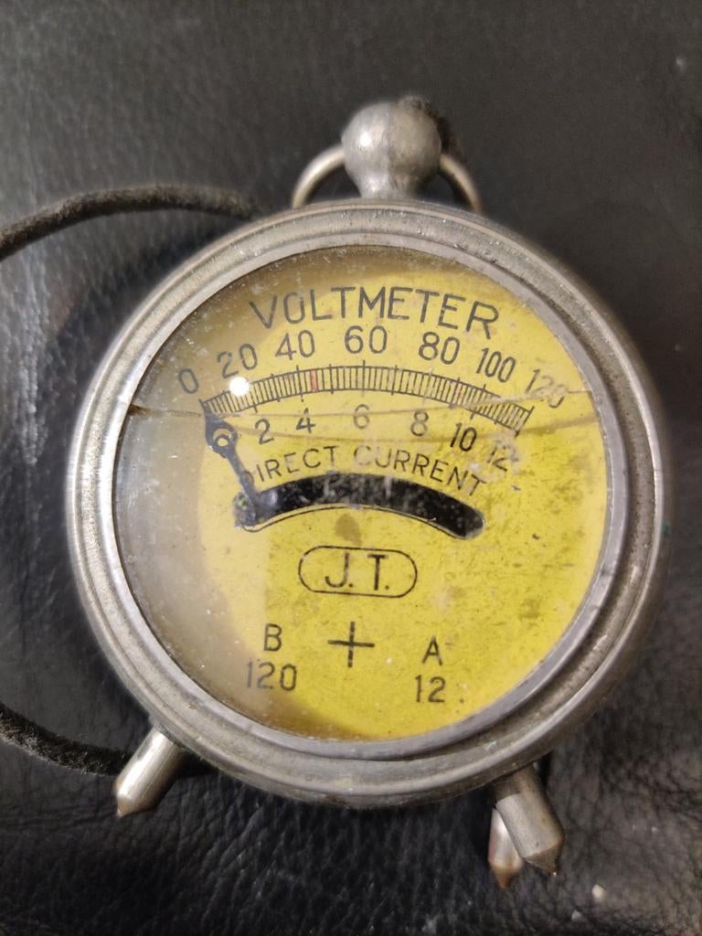 Vintage Voltmeter J.T. Direct Current, Ophalen