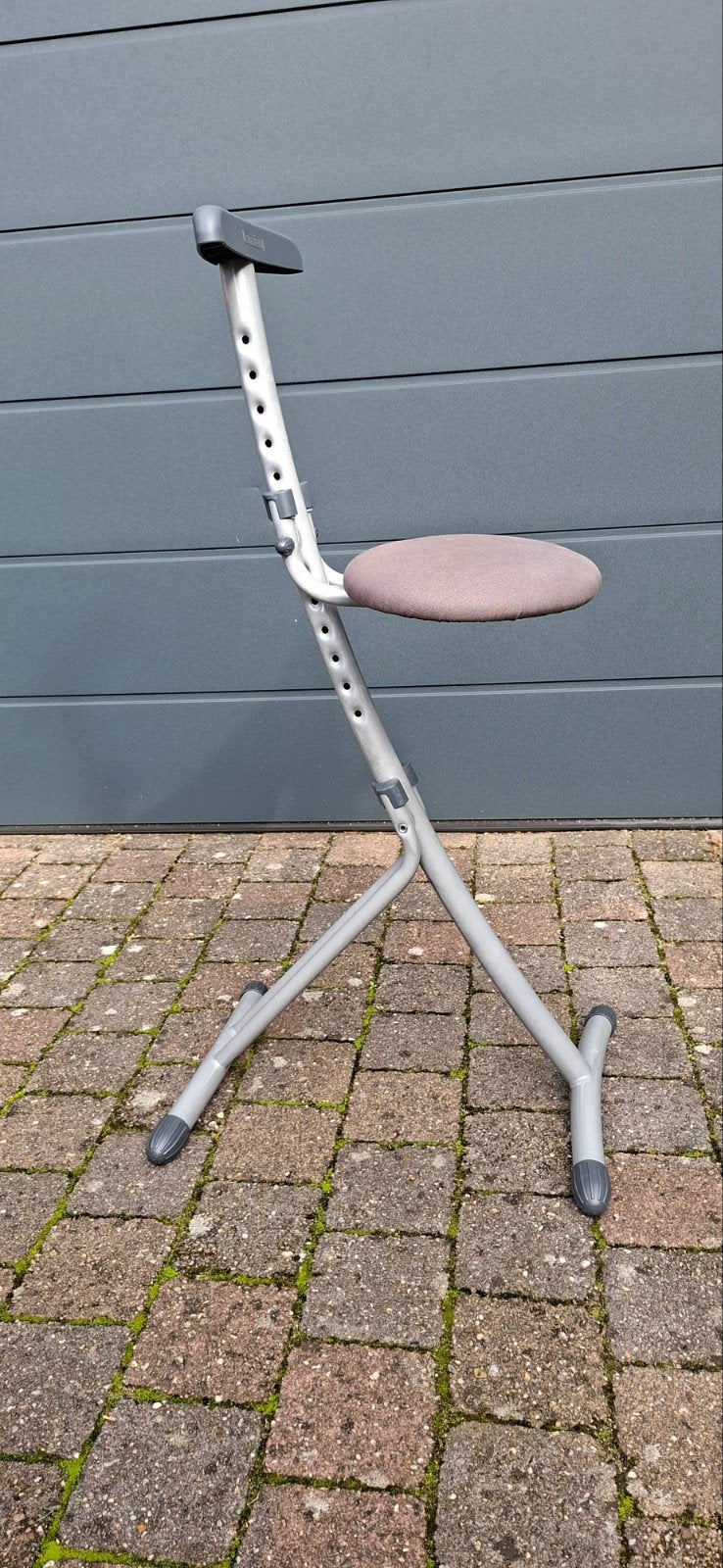 Ergonomische Stahulp / Kruk - Verstelbaar en Opvouwbaar, Ophalen, Gebruikt, Metaal, Ergonomisch, Modern, Functioneel