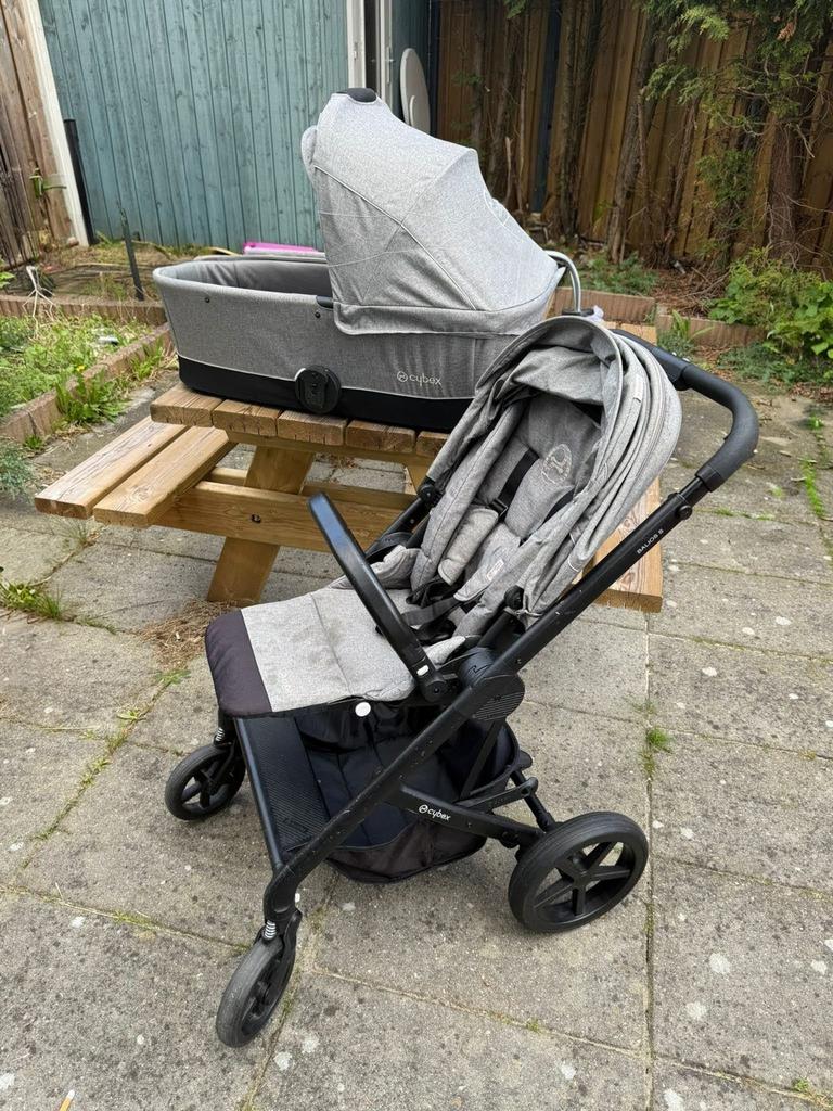 Complete Cybex Balios S kinderwagen met reiswieg en buggy, Gebruikt, Combiwagen, Met reiswieg, Ophalen