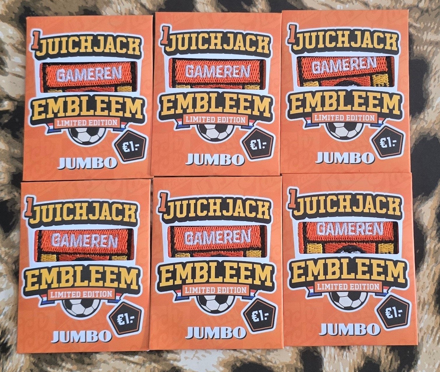 Plaatsnaam juich emblemen gameren juichjack emblemen, Jumbo, Ophalen of Verzenden