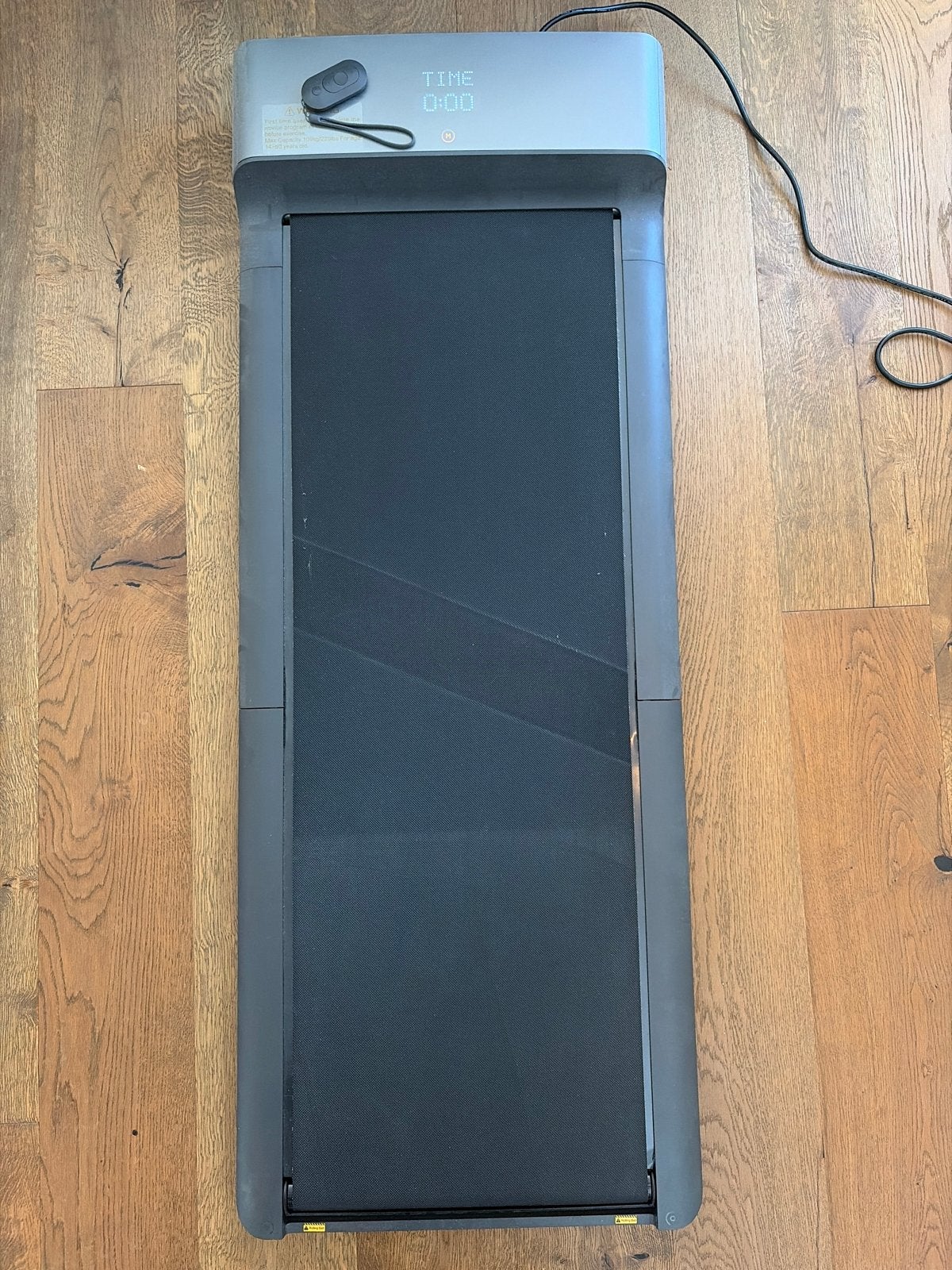 Opklapbare loopband - FlowFitness Runner DTM100i Walking Pad, Ophalen, Zo goed als nieuw, Metaal, Loopband