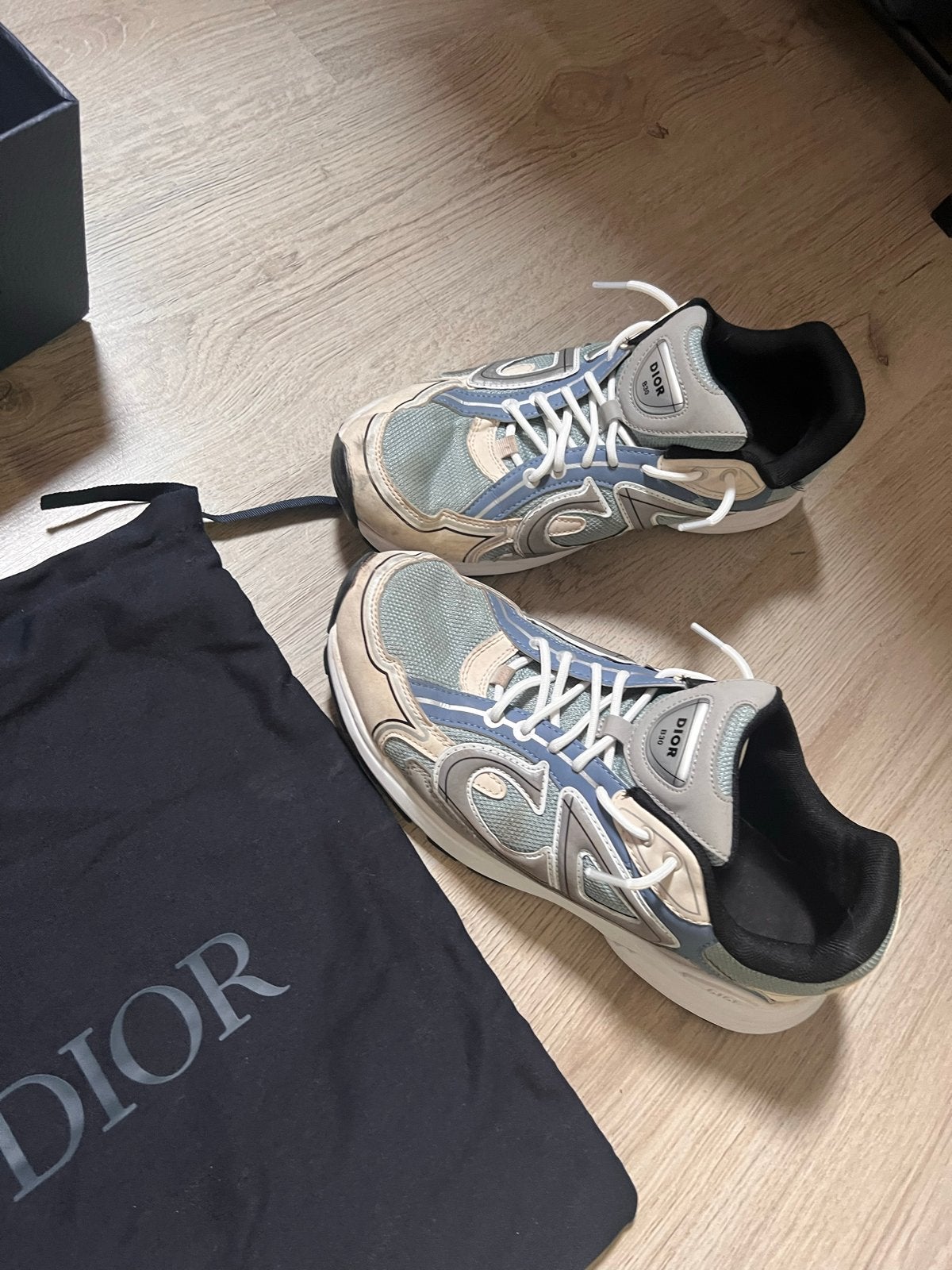 Dior B30 Sneakers - Zo goed als nieuw, Kleding | Heren, Schoenen, Verzenden, Zo goed als nieuw, Blauw, Sneakers of Gympen