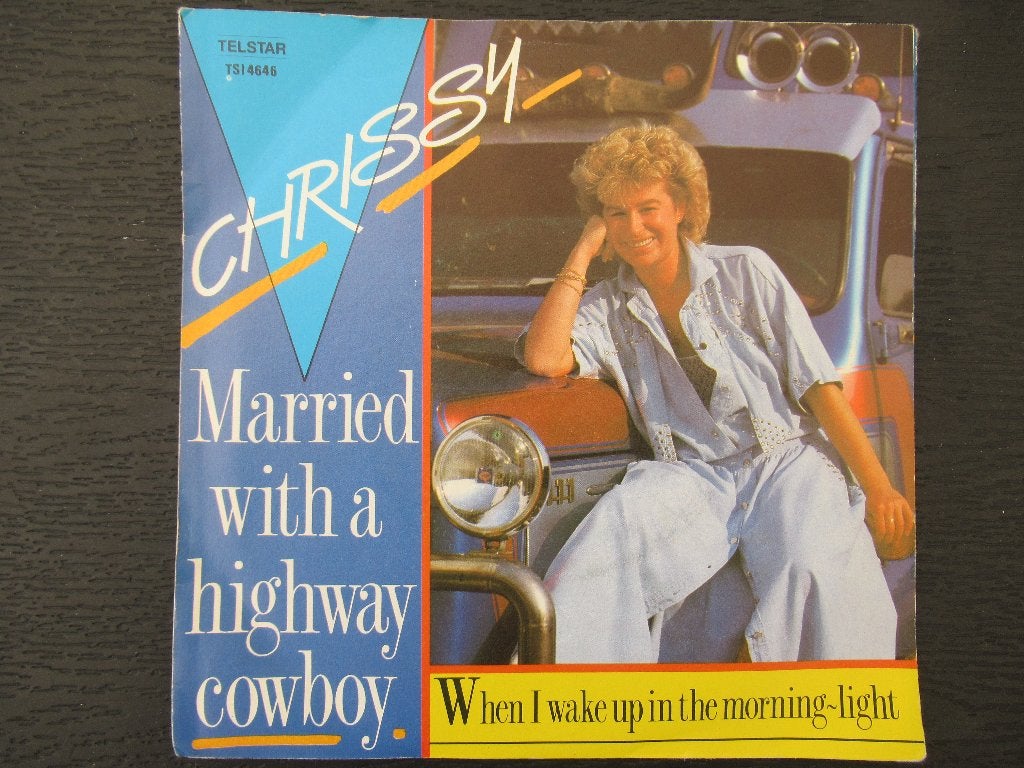 CHRISSY # Married with a highway cowboy/When I wake up in, Fotohoes, 7 inch, Ophalen of Verzenden, Levenslied of Smartlap