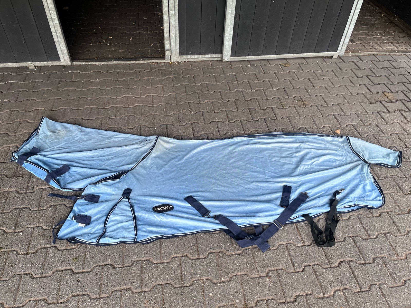 Vliegendeken met vaste hals / 195, Dieren en Toebehoren, Gebruikt, Overige merken, Mesh, Vliegendeken
