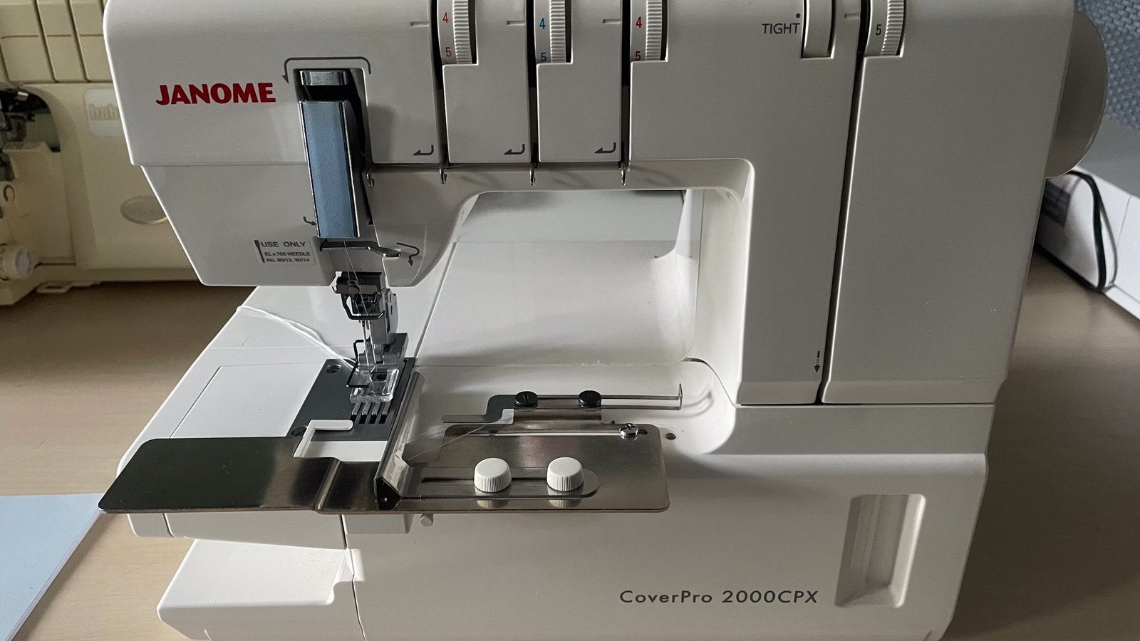 Zgan janome 2000 coverlock, Ophalen of Verzenden, Zo goed als nieuw, Lockmachine