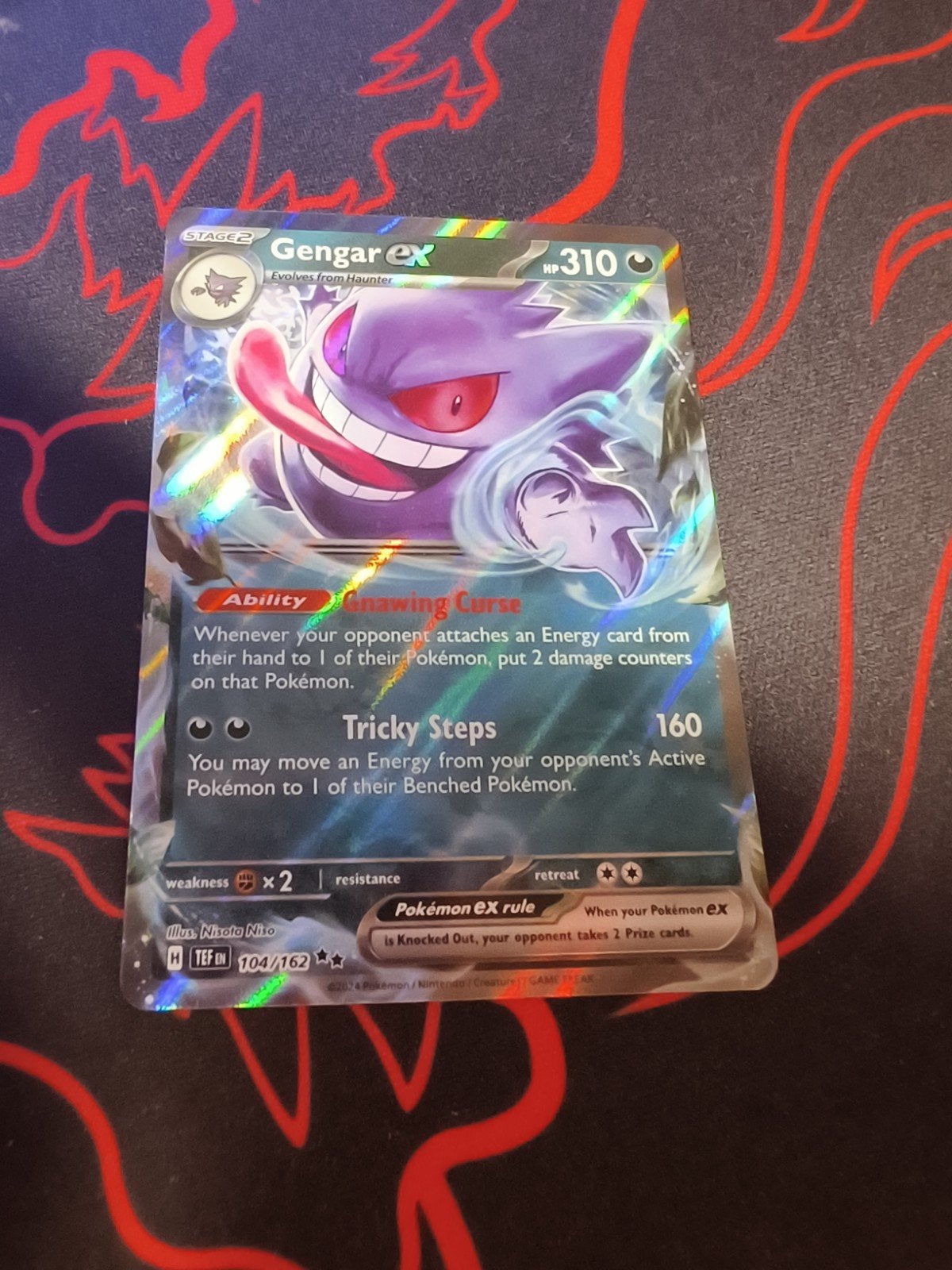 Gengar ex 104/162 van Temporal Forces, Ophalen of Verzenden, Zo goed als nieuw