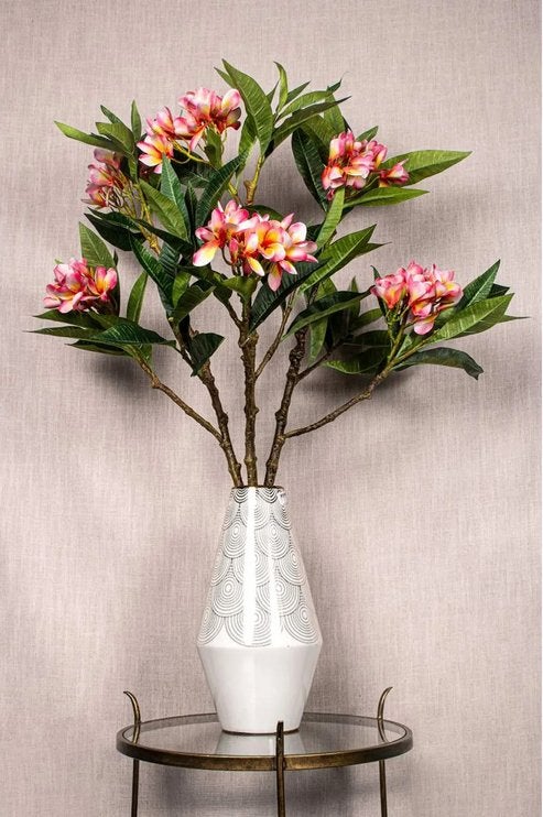 NIEUWE LUXE KUNSTBLOEM Plumeria 110 cm hoge tak – bloem PTMD, Pietseweg 13A Oud Gastel, Info@ptmd.nl, Kunstbloem, Nieuw