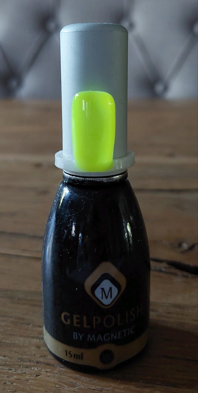 Magnetic gelpolish Neon Yellow, Gebruikt, Geel, Ophalen of Verzenden, Handen en Nagels