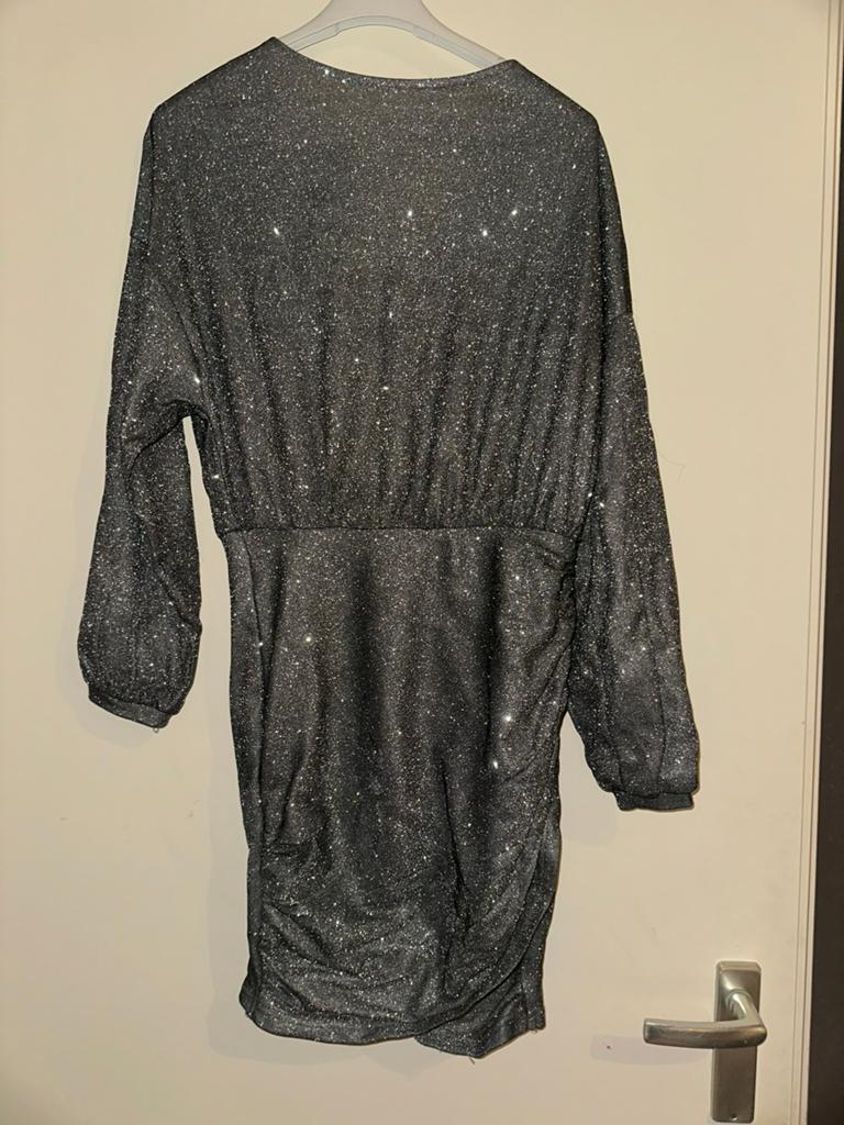 Dames glitter jurk van Vera & Lucy, Zwart, Ophalen of Verzenden, Zo goed als nieuw, Maat 34 (XS) of kleiner