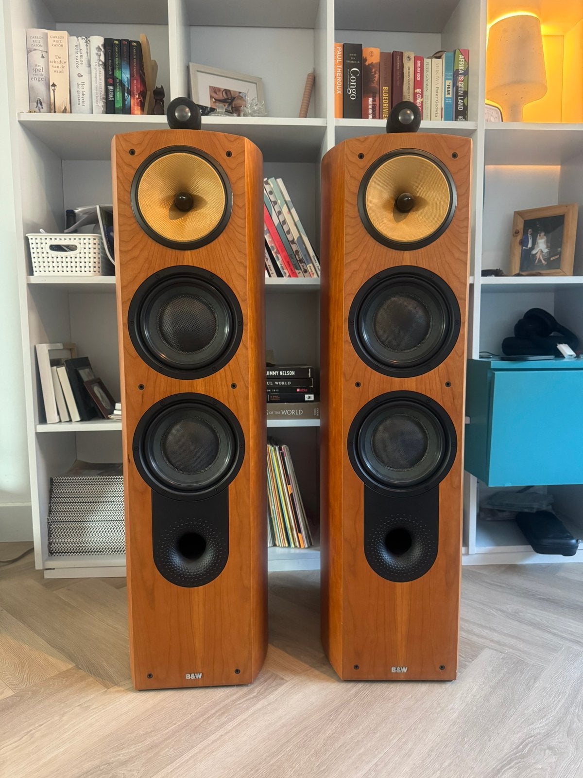 B&W 803 nautilus luidsprekers, Vloerstaande luidspreker, Zo goed als nieuw, Bowers & Wilkins (B&W), Ophalen
