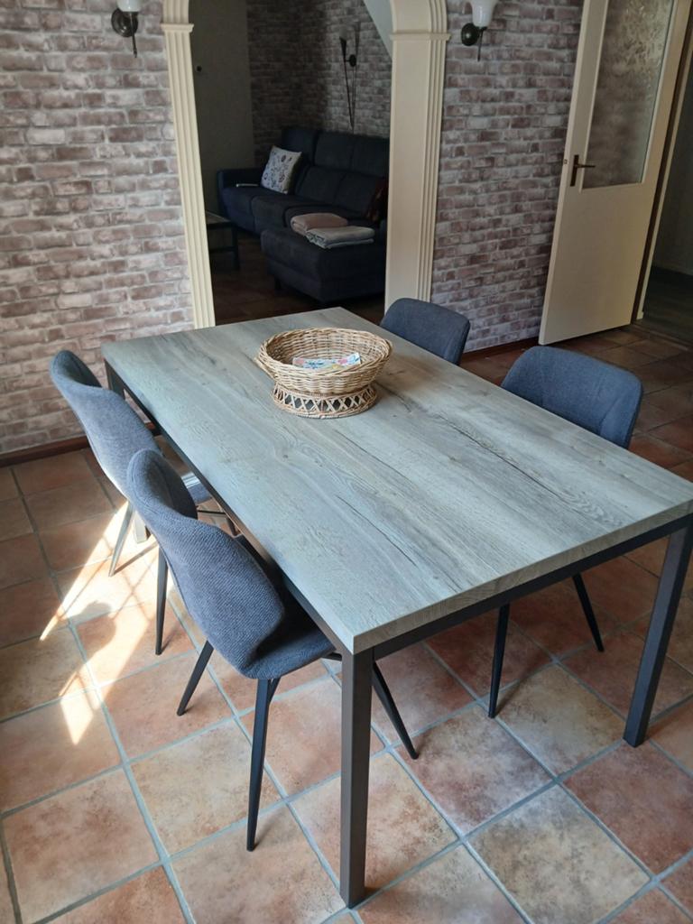 Eethoek compleet, Ophalen, Gebruikt, Rechthoekig, 50 tot 100 cm
