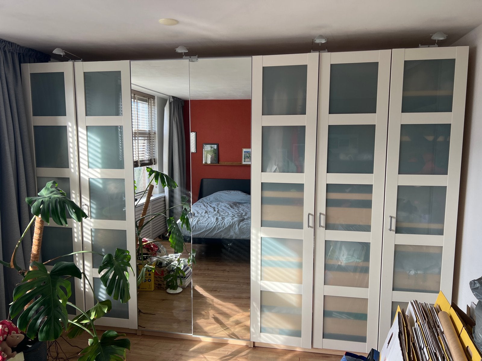 IKEA Pax Kast - 3.5m breed, 2.37m hoog, Ophalen, Gebruikt, 200 cm of meer, Met deur(en)