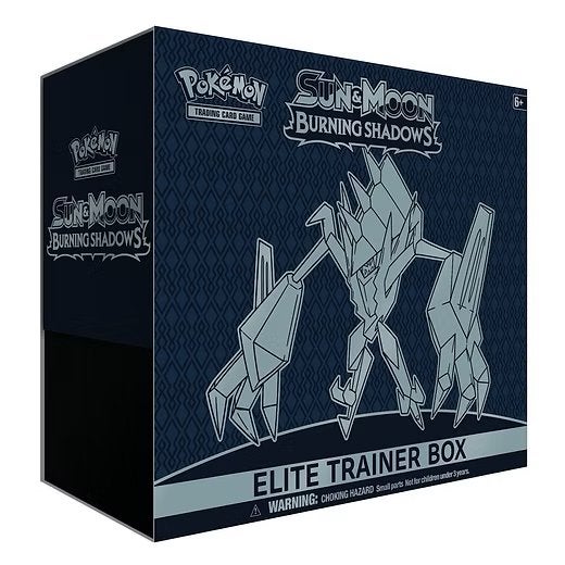 Pokémon Burning Shadows elite trainer box, Ophalen of Verzenden, Zo goed als nieuw, Foil