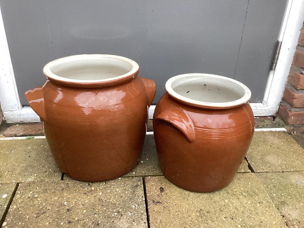 Oude brocante Franse Grespotten, Antiek en Kunst, Curiosa en Brocante, Ophalen