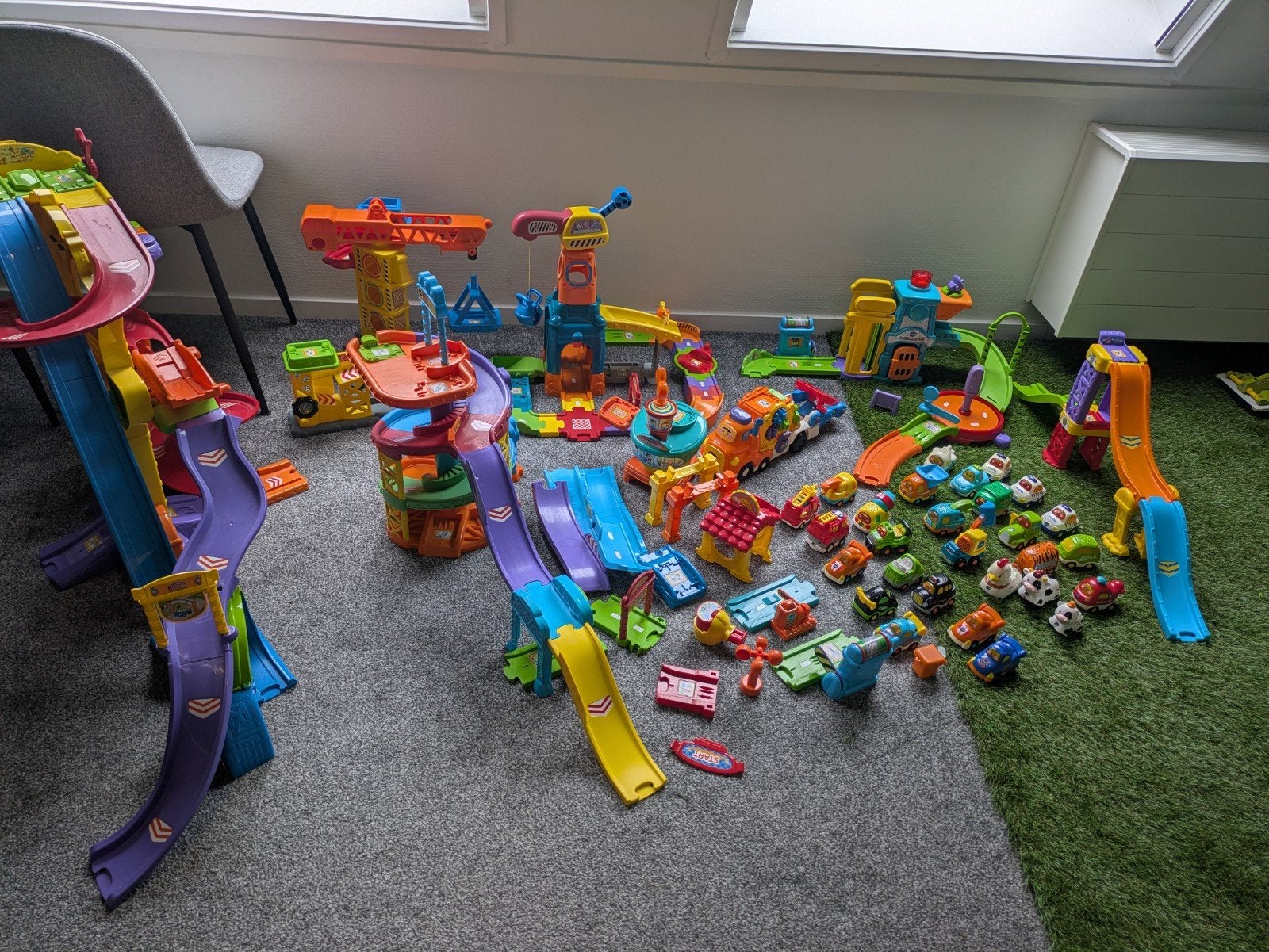 grote verzameling VTech Toet Toet, Ophalen, Zo goed als nieuw