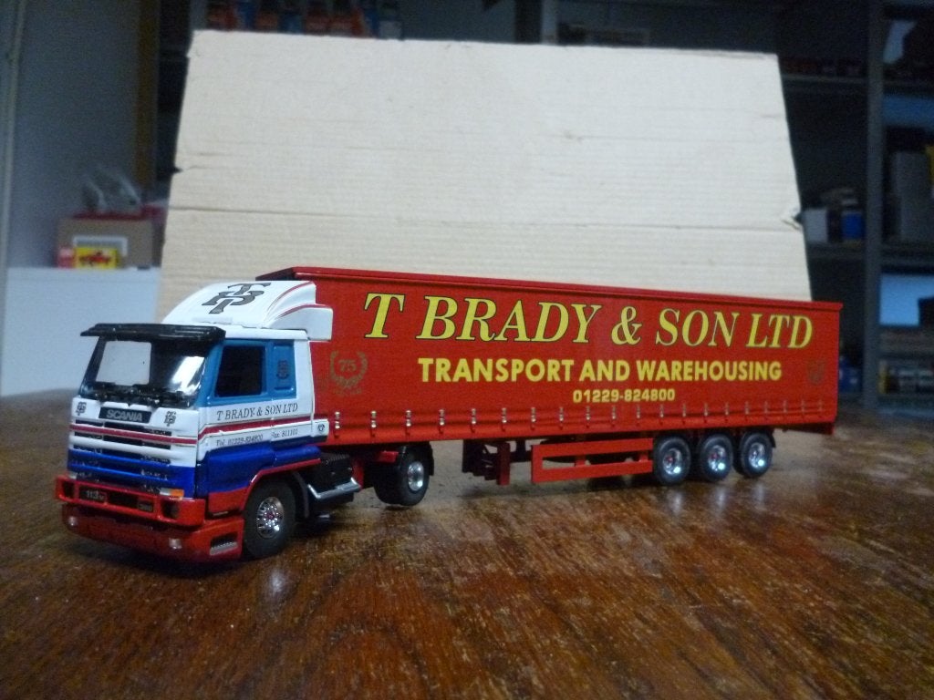 Tekno Scania 113 Brady & Son, Ophalen of Verzenden, Nieuw, Bus of Vrachtwagen, Tekno