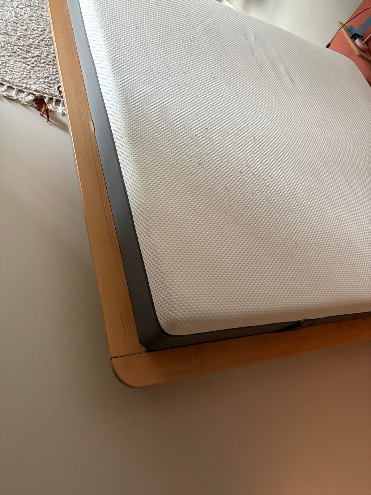 Bedframe en Emma matras 180x200, Ophalen, Gebruikt, Tweepersoons, Matras