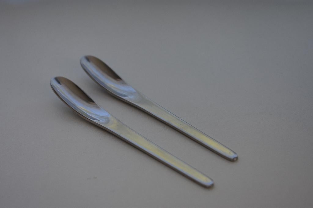 Arne Jacobsen voor Georg Jensen lepeltjes, Ophalen of Verzenden