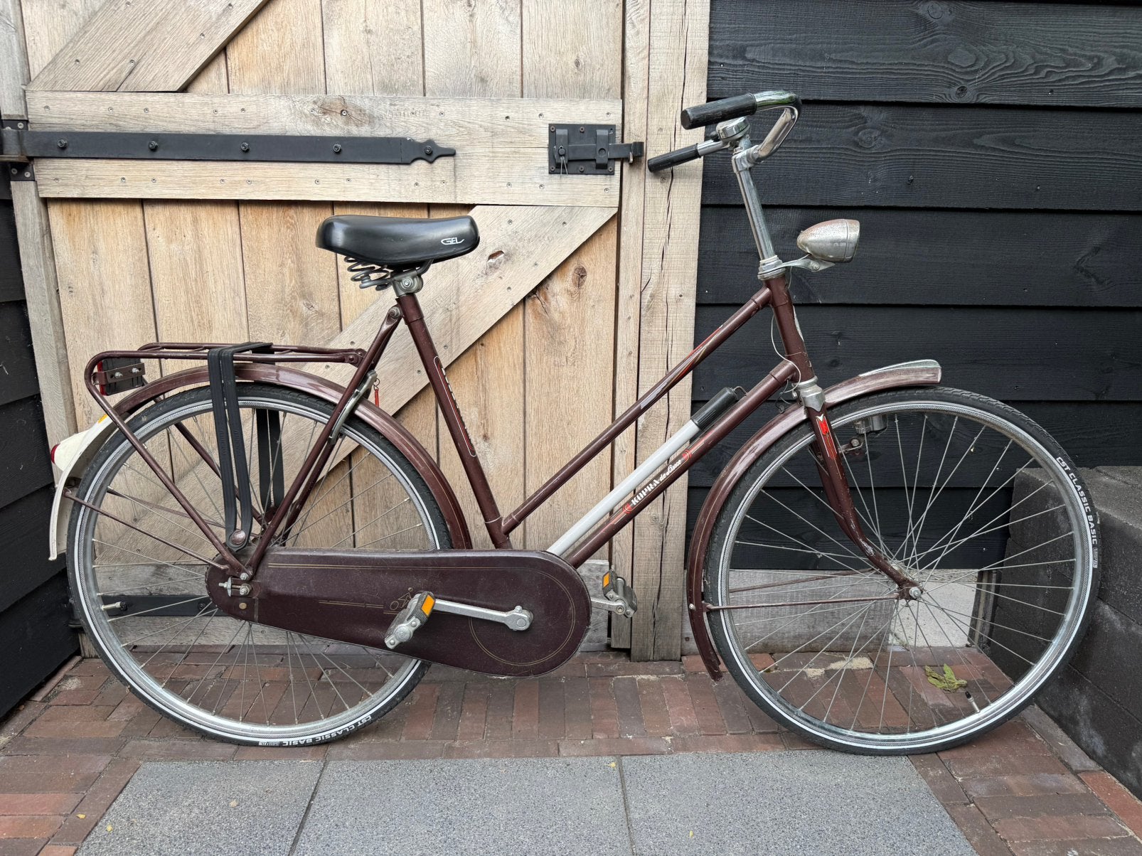 Originele jaren '70 damesfiets - Klassiek en compleet, Fietsen en Brommers, Fietsen | Dames | Damesfietsen, Overige merken, Terugtraprem