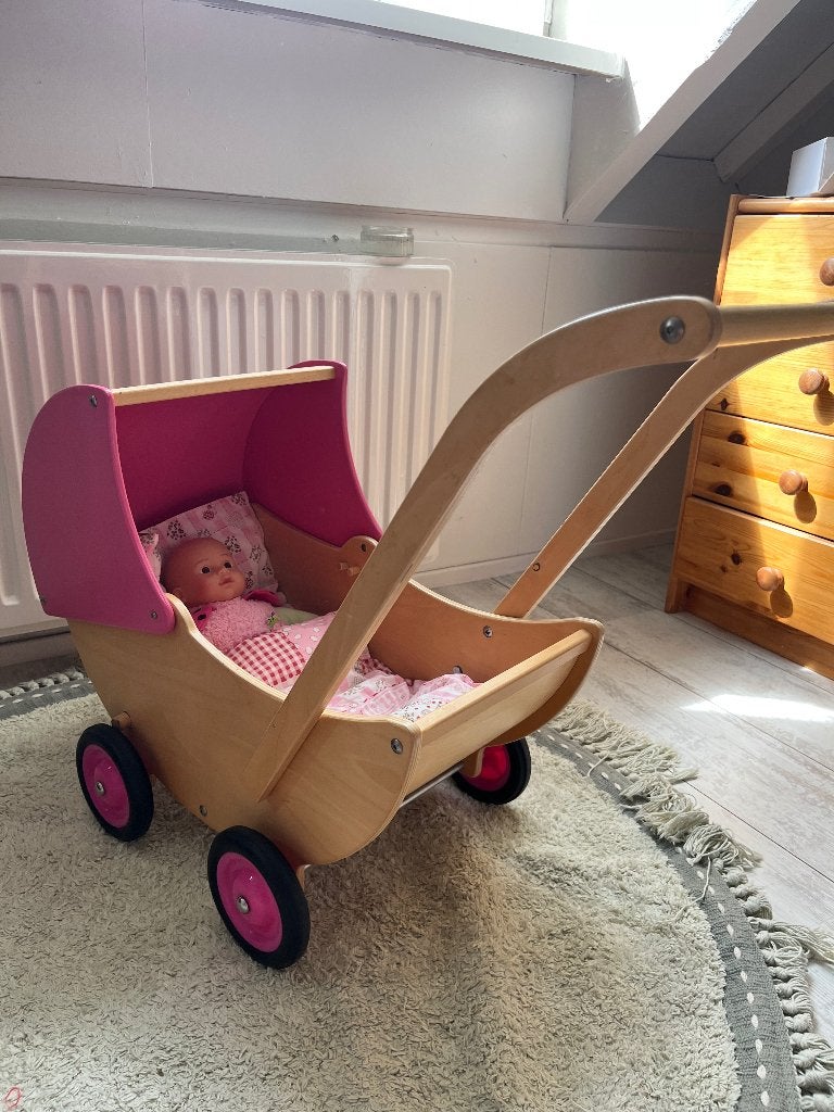 Kinderwagen incl pop, Kinderen en Baby's, Speelgoed | Poppen, Ophalen, Zo goed als nieuw, Babypop
