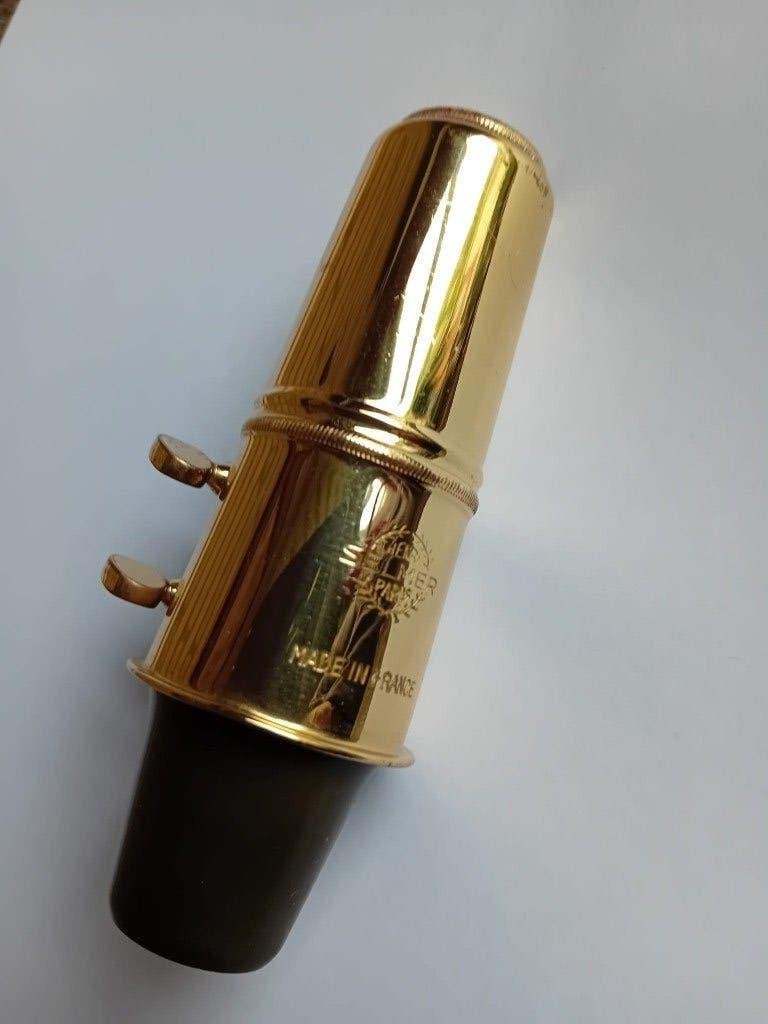 selmer S 80 C* mondstuk voor altsax met ligature en cap., Ophalen of Verzenden, Gebruikt, Alt