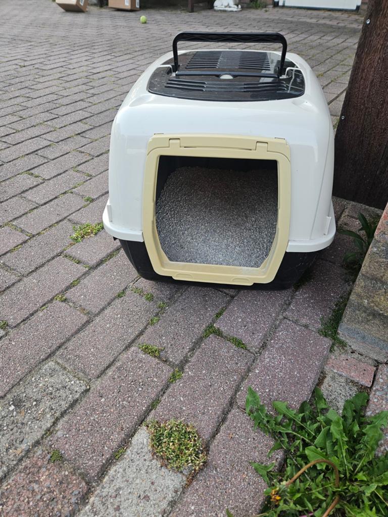 Kattenbak gratis zonder klep, Dieren en Toebehoren, Katten-accessoires, Ophalen, Gebruikt