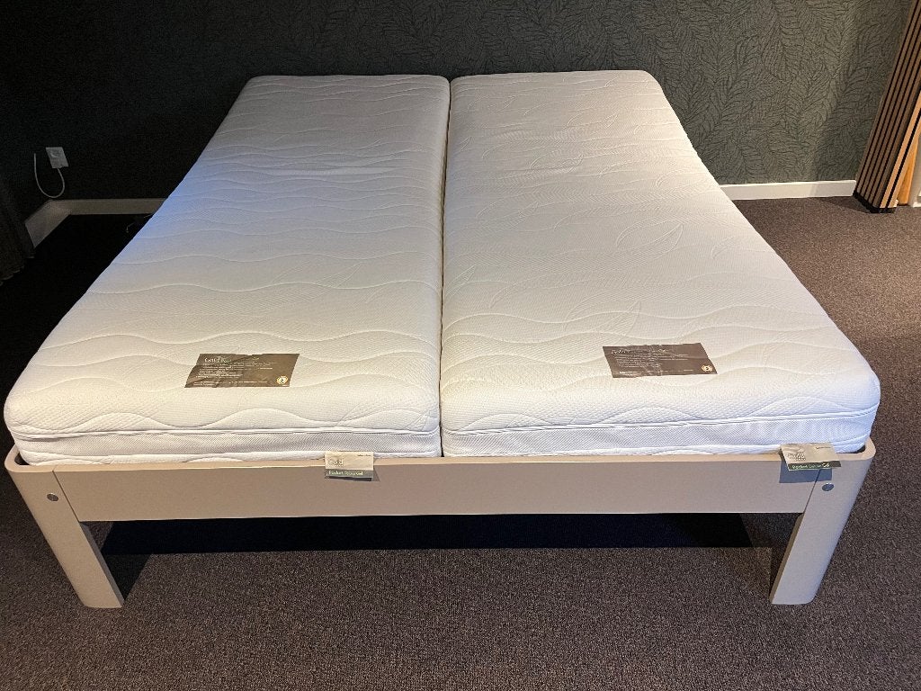 Auping AURONDE bed 220 x 180 cm, Huis en Inrichting, Beige, Tweepersoons, Ophalen of Verzenden, 180 cm