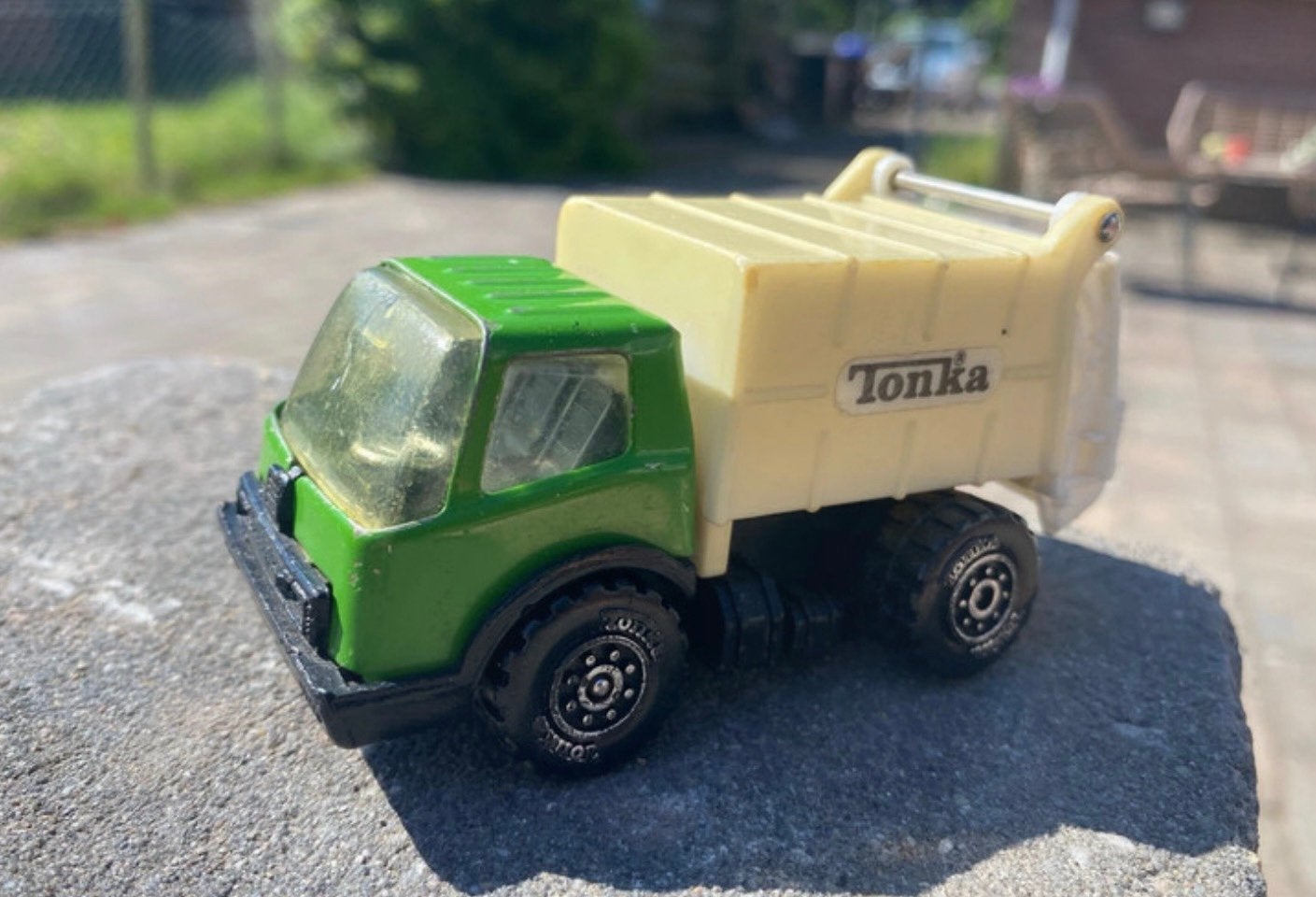 Tonka vuilniswagen, Ophalen of Verzenden, Gebruikt, Bus of Vrachtwagen