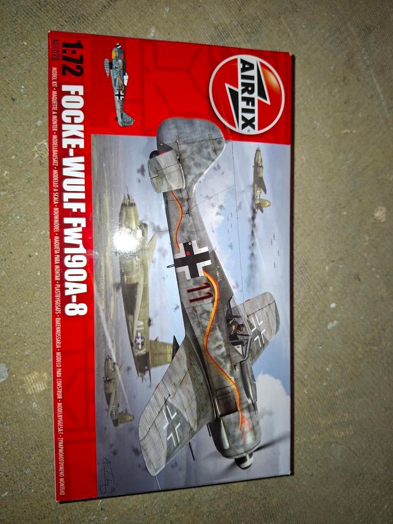 Airfix Focke-Wulf Fw190A-8 Modelbouw Vliegtuig 1:72, Verzenden