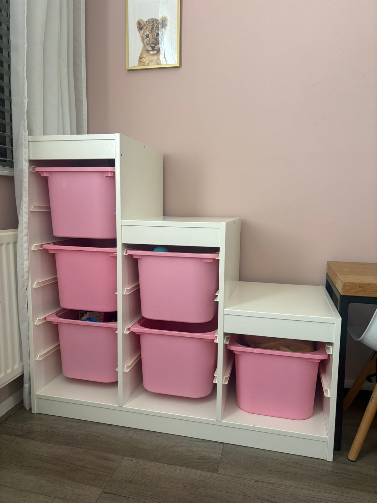 kast ikea met bakken, Kinderen en Baby's, Ophalen, Gebruikt, 105 cm of meer, 75 tot 100 cm