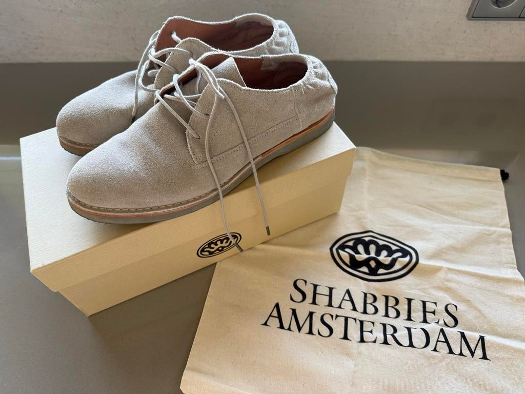 Shabbies suède schoenen grijs, maat 39,5, Ophalen of Verzenden, Zo goed als nieuw, Grijs, Overige typen