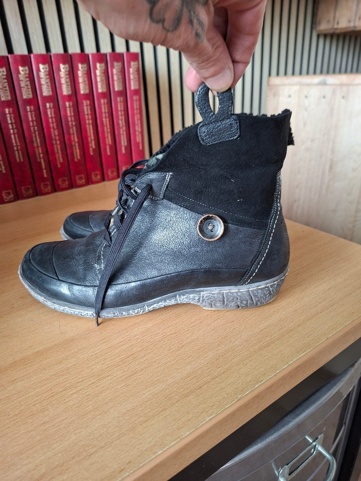 📸 Durea m.c.d dames veterschoenen maat 39 wijdte H, Durea, Zwart, Lage of Enkellaarzen, Ophalen of Verzenden