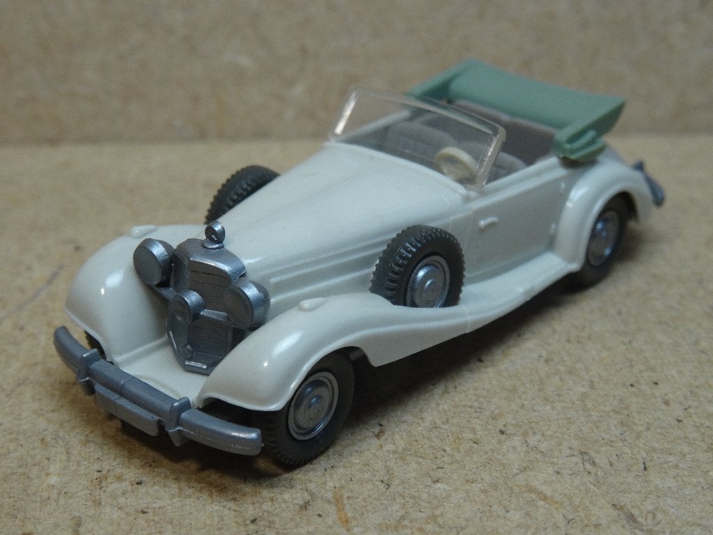 WIKING 1/87, MERCEDES 540K, Cabrio Beige, Zie Foto`s, Ophalen of Verzenden, Zo goed als nieuw, Auto, Wiking