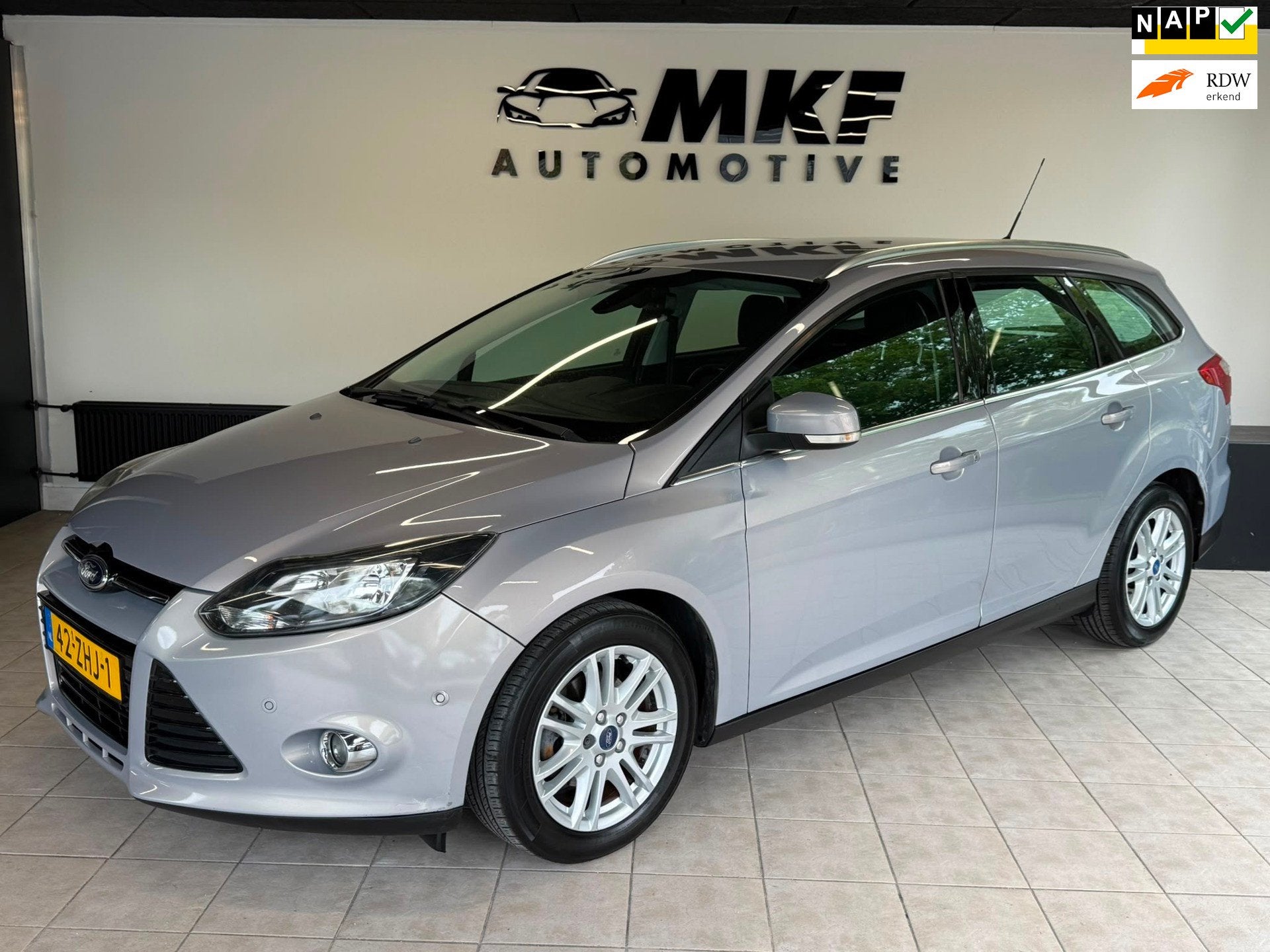 Ford Focus Wagon 1.6 TDCI Lease Titanium 2012 ECC/LMV/PDC!, Euro 5, Gebruikt, 680 kg, 4 cilinders