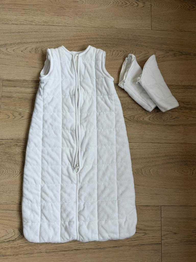 Hema Slaapzak Wit Maat 68-80, Ophalen of Verzenden, Zo goed als nieuw, 70 tot 85 cm, Slaapzak
