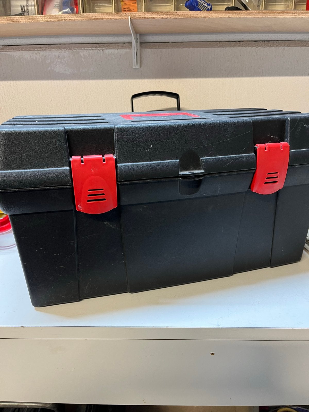 Grote gereedschapskoffer met binnenbak, Ophalen of Verzenden, Gebruikt