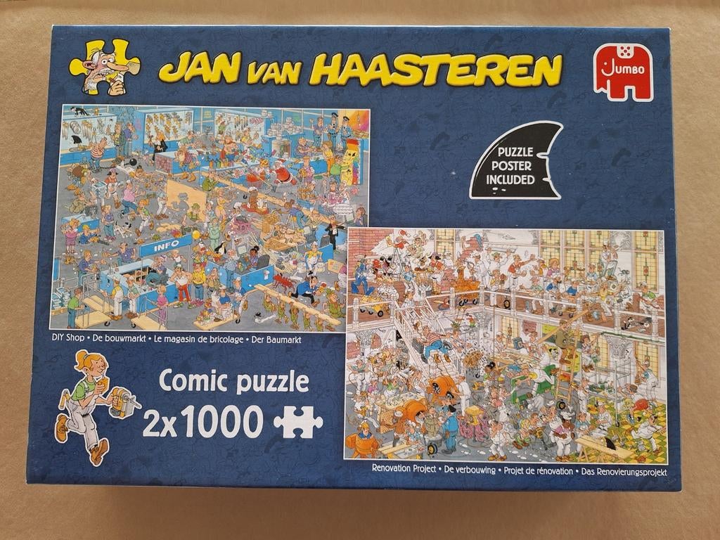 Jan van Haasteren puzzel, Ophalen of Verzenden, 500 t/m 1500 stukjes, Zo goed als nieuw