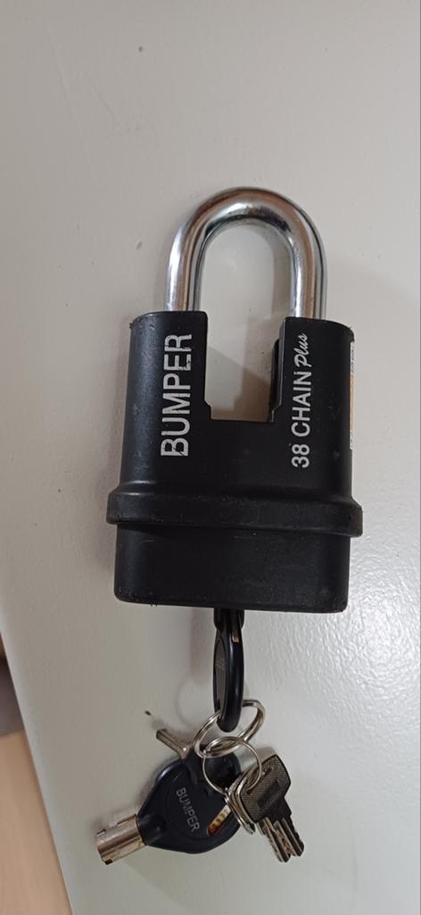 Bumper 38 Chain Plus hangslot met sleutels, Ophalen of Verzenden