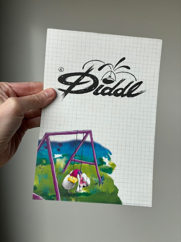 Diddl A5 blok nummer 180 zeldzaam, Verzenden, Diddl, Zo goed als nieuw, Papier, Kaart of Schrift