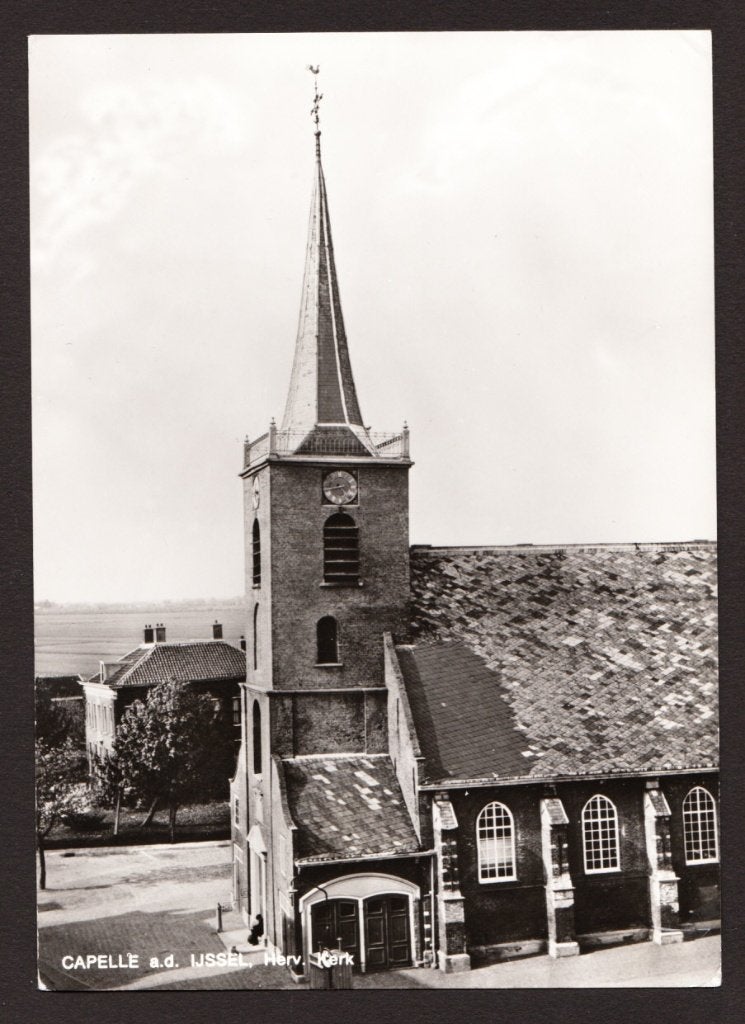 Capelle ad IJssel - Herv Kerk, Verzamelen, Ansichtkaarten | Nederland, Ophalen of Verzenden, 1960 tot 1980, Ongelopen, Zuid-Holland