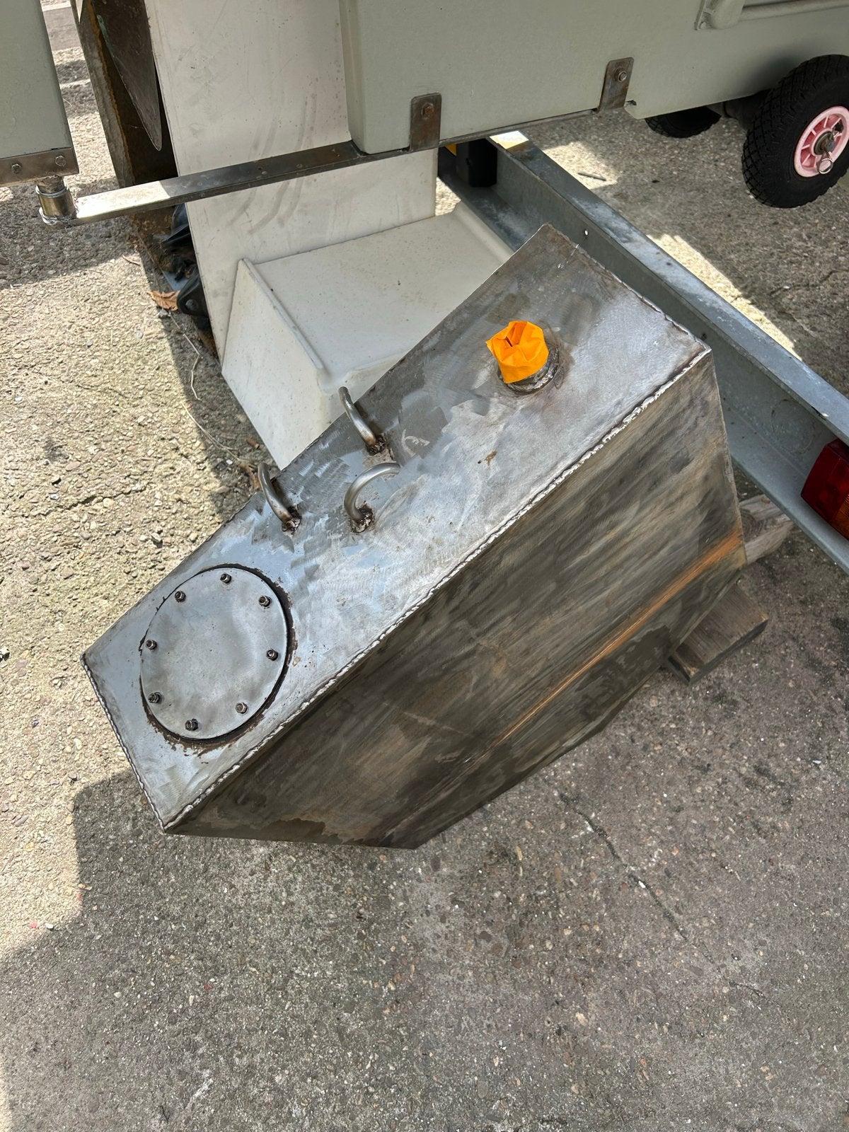 RVS brandstoftank voor boot, Ophalen, Gebruikt, Motor en Techniek