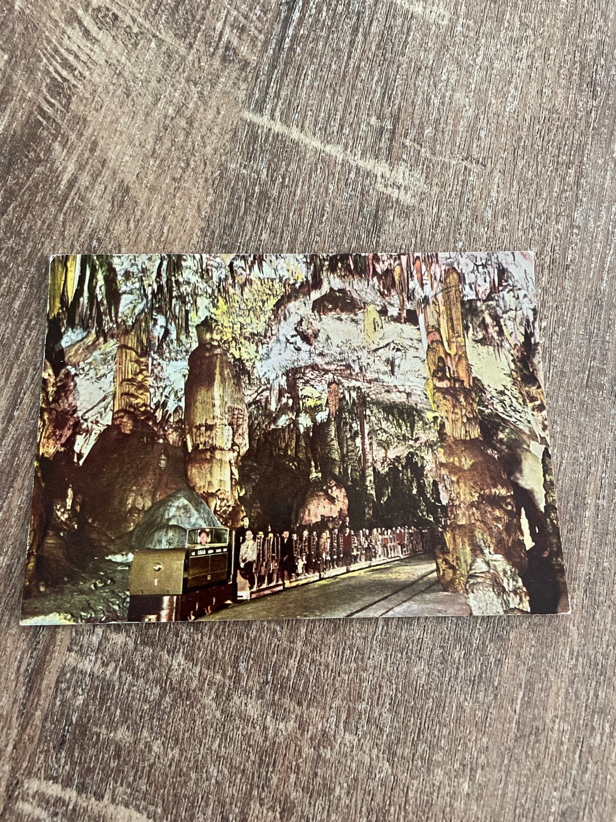 Oude Ansichtkaart Postojnska Jama, Joegoslavië (Gelopen), Ophalen of Verzenden, 1960 tot 1980, Gelopen, Overig Europa