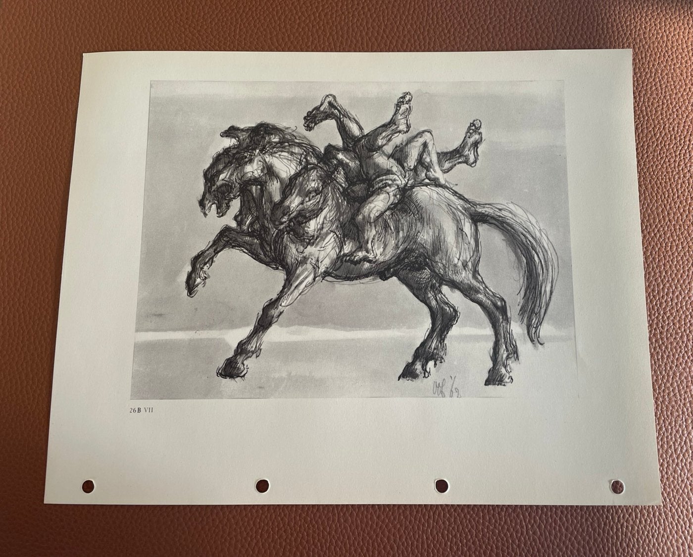 Peter Vos Zesbenig lichaam op vierhoofdig paard/Kruisafname, Verzamelen, Ophalen of Verzenden