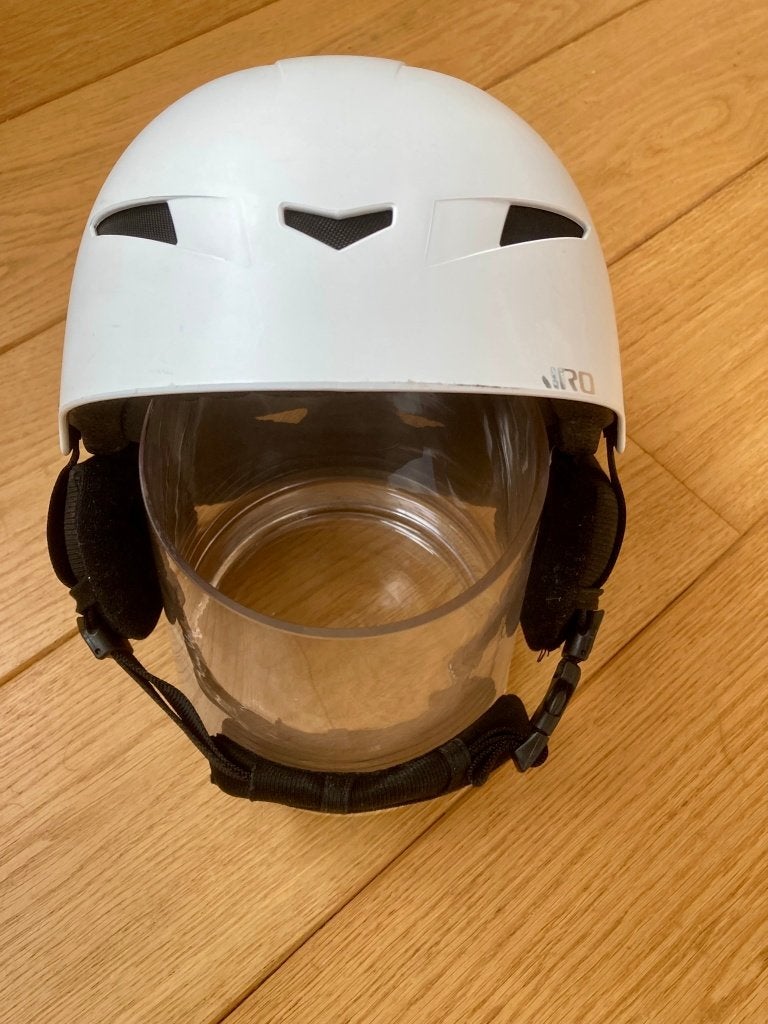 Mooie Giro Encore Skihelm - Wit M 52-55,5 cm, Overige merken, Overige typen, Ophalen of Verzenden, Zo goed als nieuw