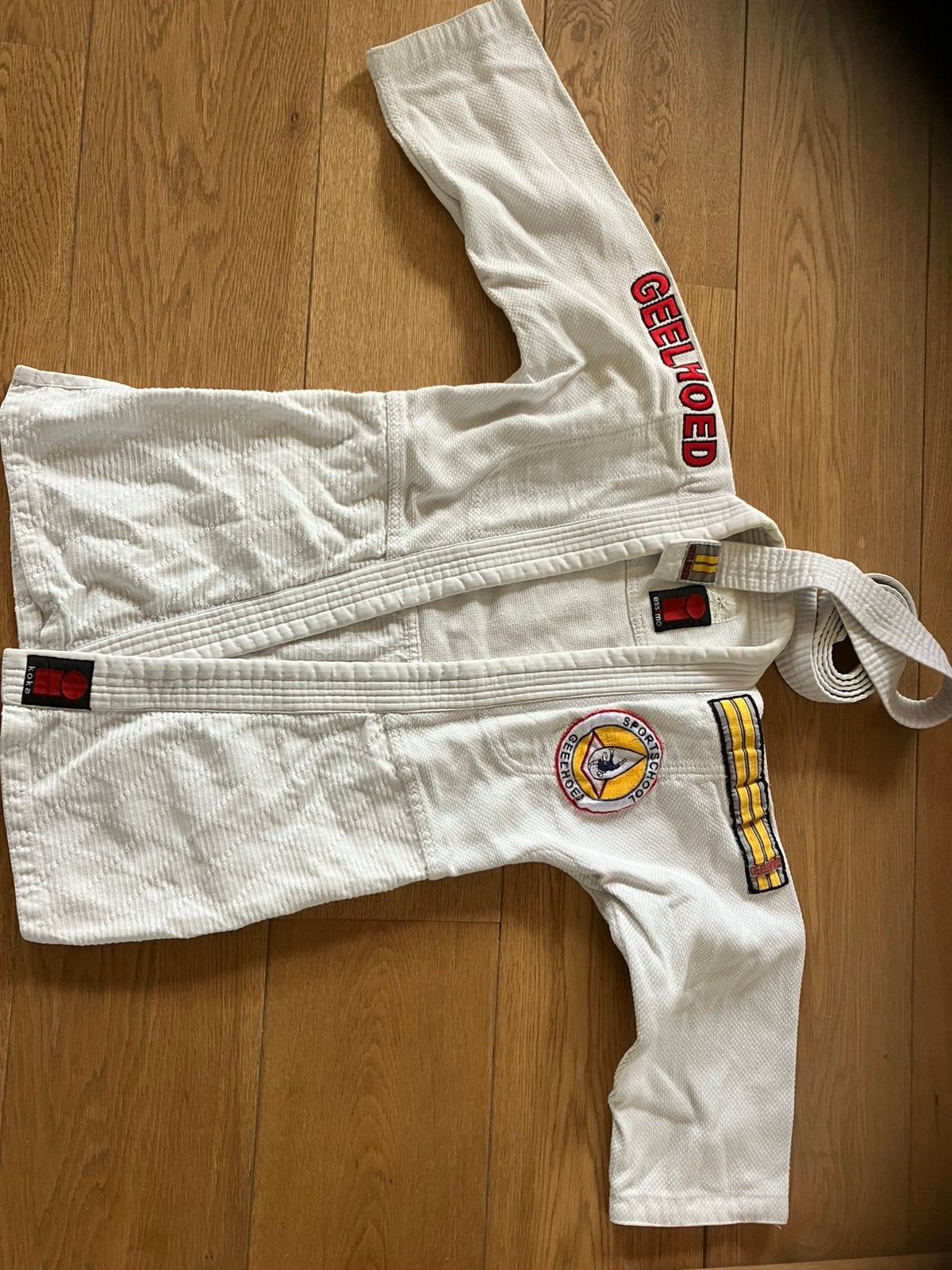 Judo jas, maat 140, Ophalen, Gebruikt, Maat XS of kleiner, Judo